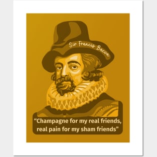 Sir Francis Bacon Portrait and Quote Posters and Art